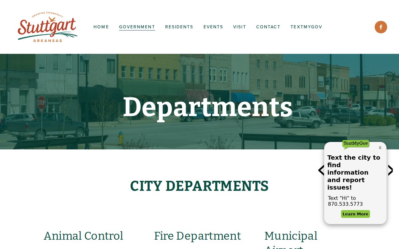 Arkansas County Stuttgart criminal records police department contact page